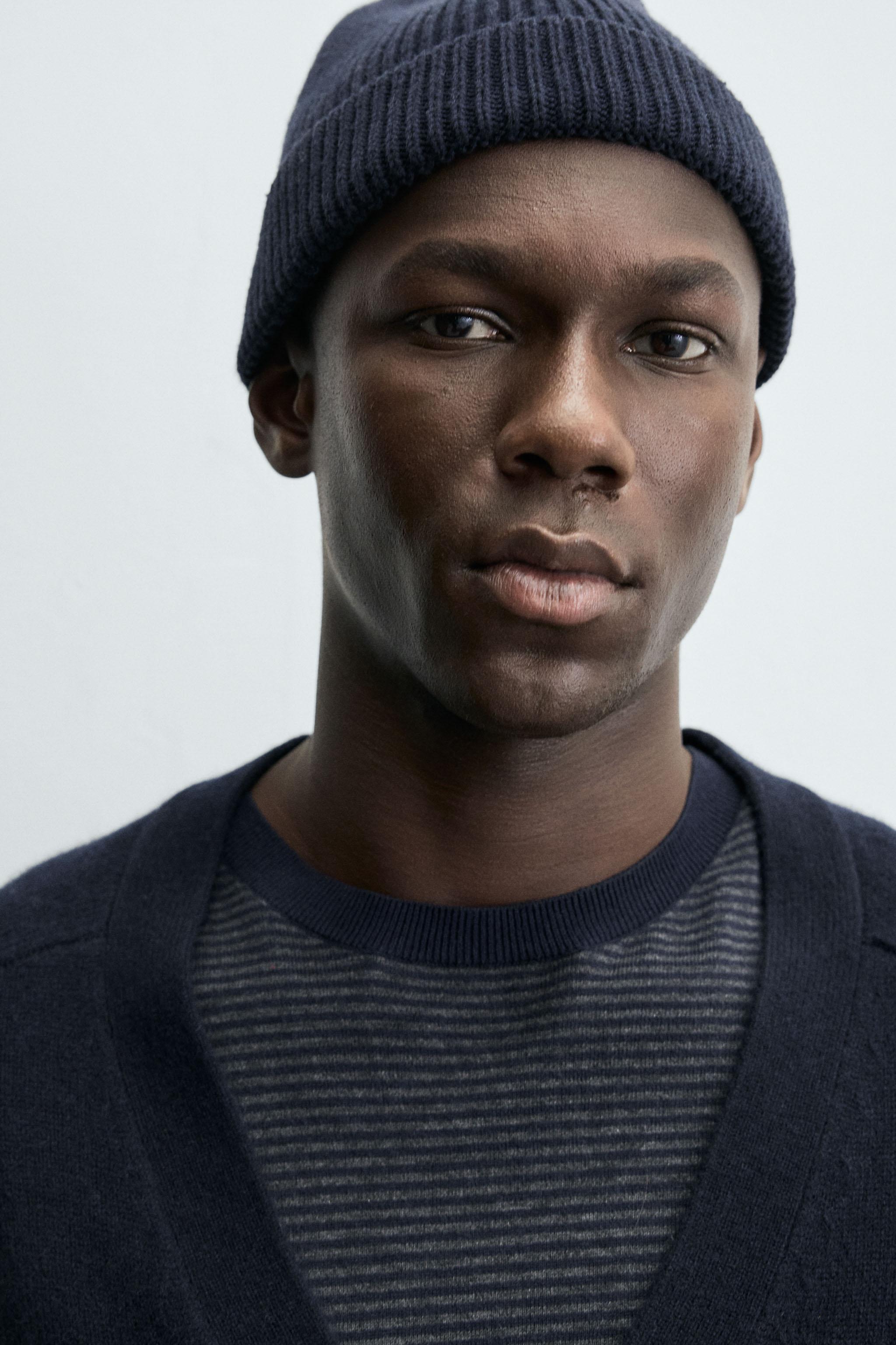 CARDIGAN REGULAR FIT EN MELANGE DE LAINE